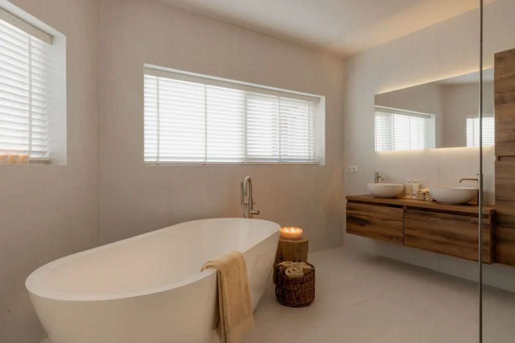 Japandi Badkamer in Zeewolde