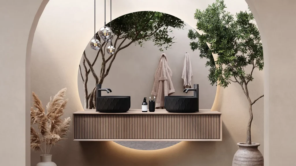 Badkamerspiegel van LoooX