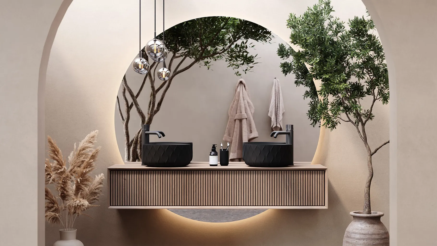 Badkamerspiegel van LoooX